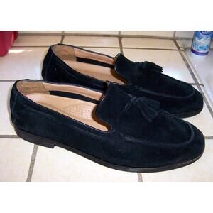 Marc Fisher LTD "Garry" Suede Tassel Loafers - Men's US 10.5